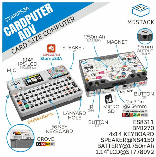 ***2 LEFT !!*****CARDPUTER ADV with Multiple Firmware's added(***New***)